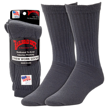 Men's Crew Work Socks (3pr)