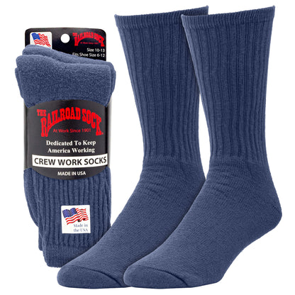Men's Crew Work Socks (3pr)