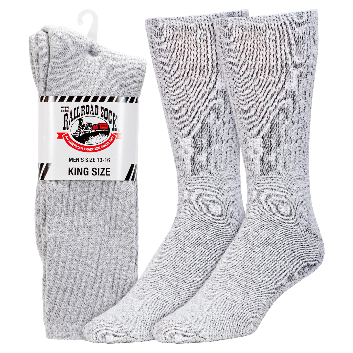 King Size Crew Socks (2pr)