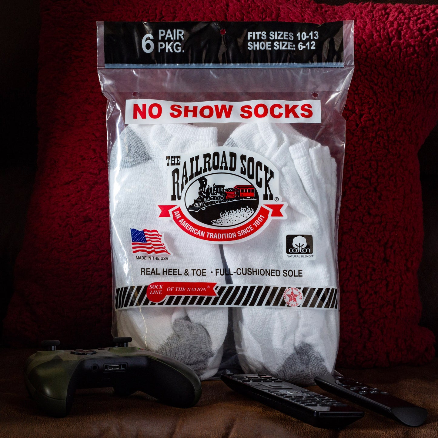 Men's No Show Socks (6pr)