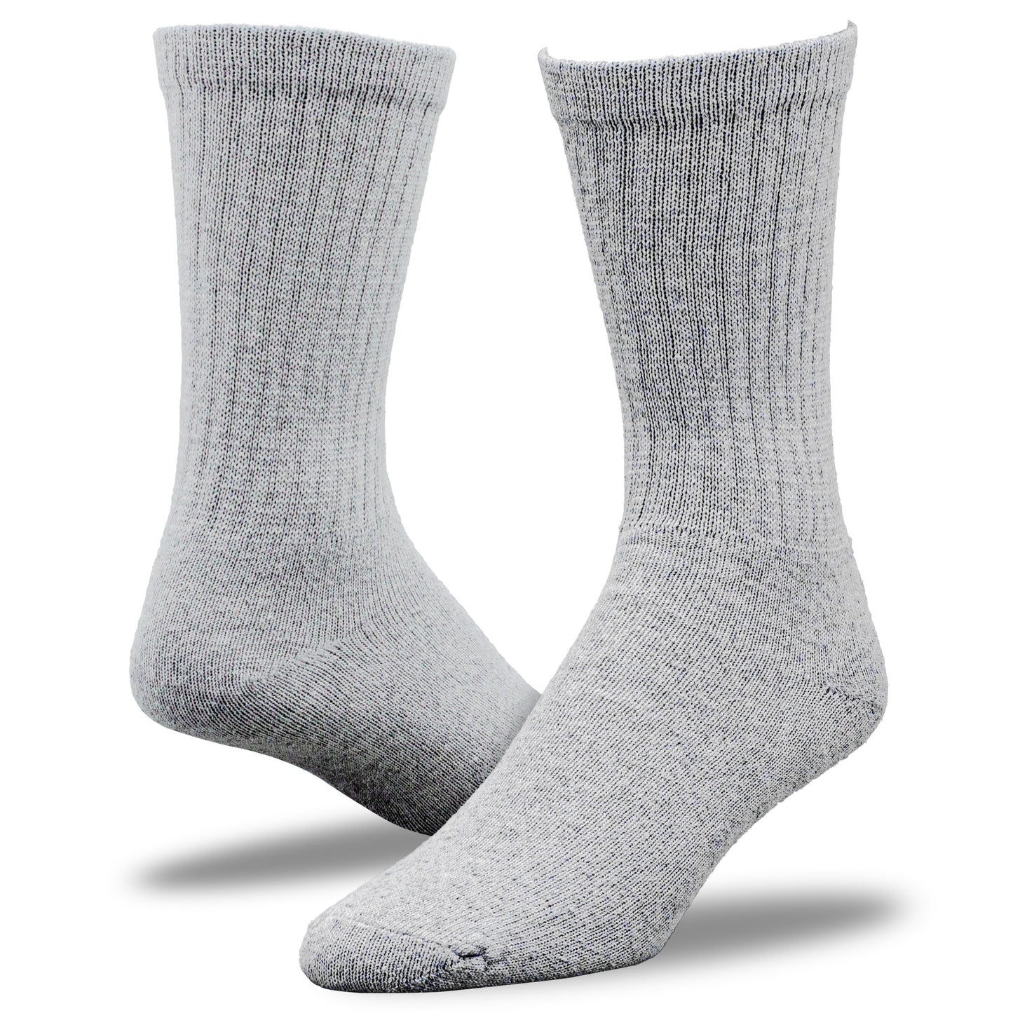 Men's Solid Crew Socks (6pr)