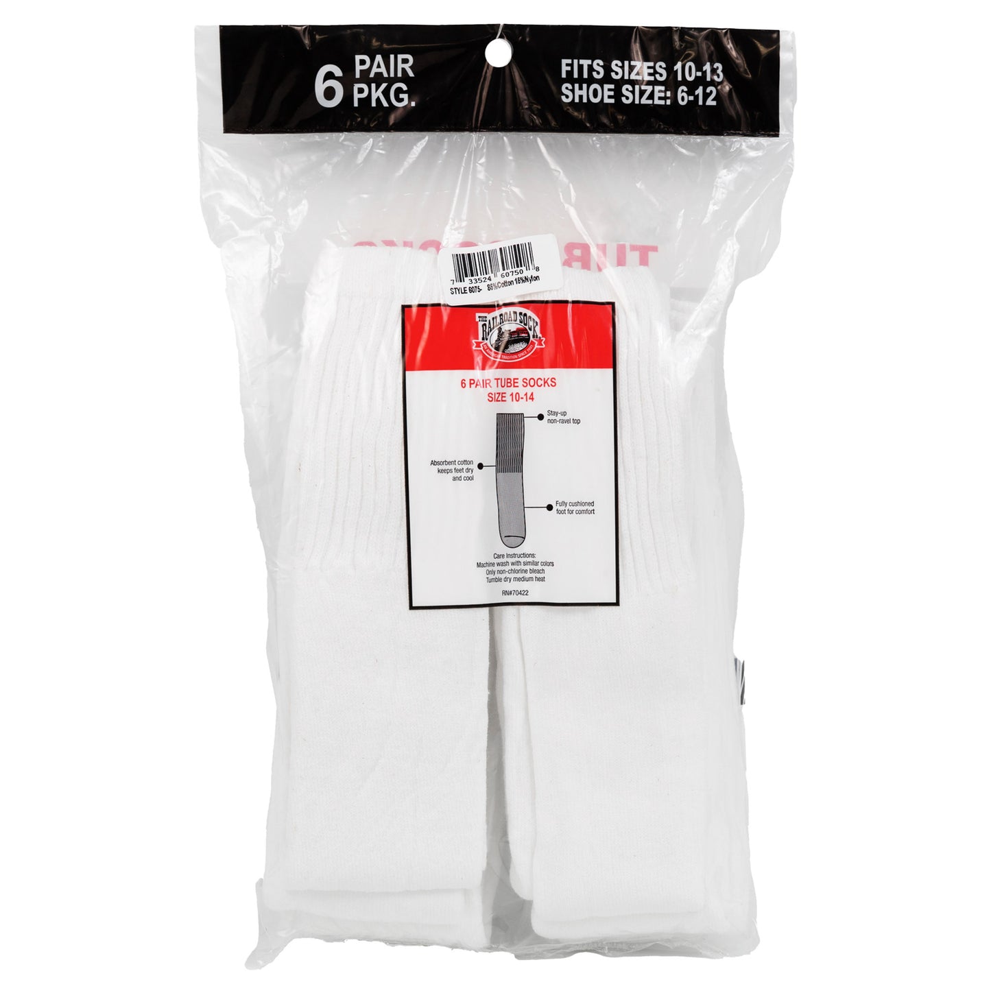Men's Tube Socks (6pr)