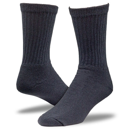 Men's Solid Crew Socks (6pr)