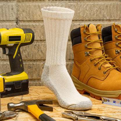 Medium Steel Toe Boot Socks (1pr)