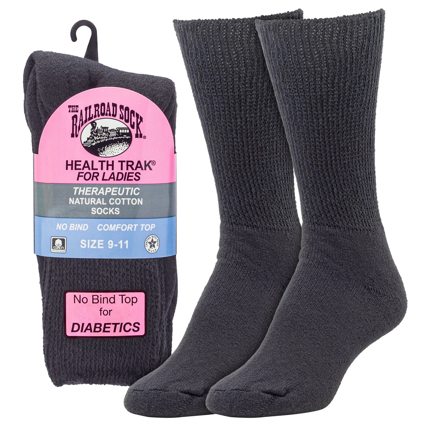 Women's Health Trak® Therapeutic Crew Socks (2pr)