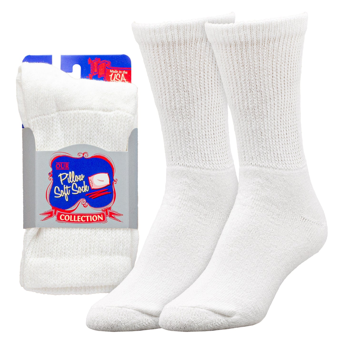 Women's Welt Top Therapeutic Crew Socks (1pr)