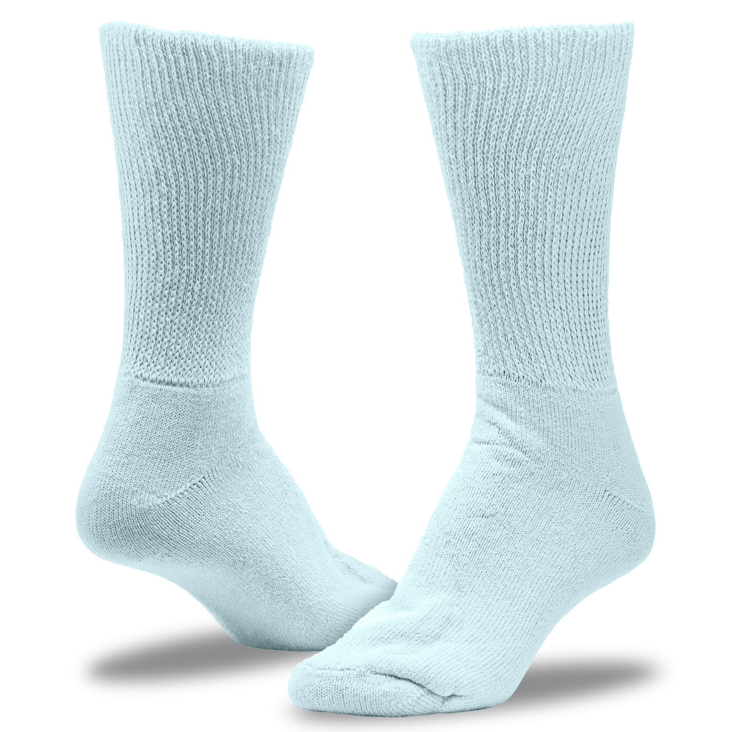 Women's Pastel Therapeutic Crew Socks (2pr)