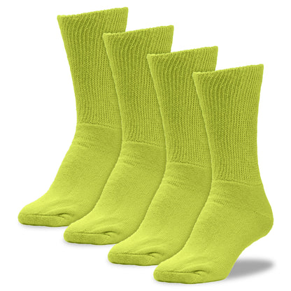 Women's Pastel Therapeutic Crew Socks (2pr)