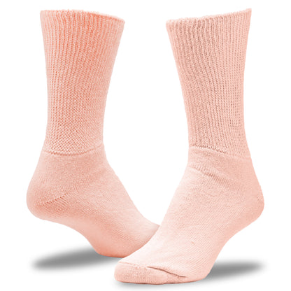 Women's Pastel Therapeutic Crew Socks (2pr)
