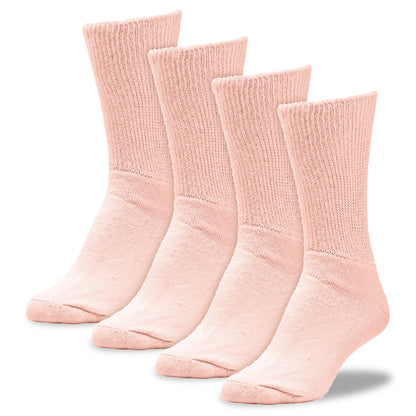 Women's Pastel Therapeutic Crew Socks (2pr)