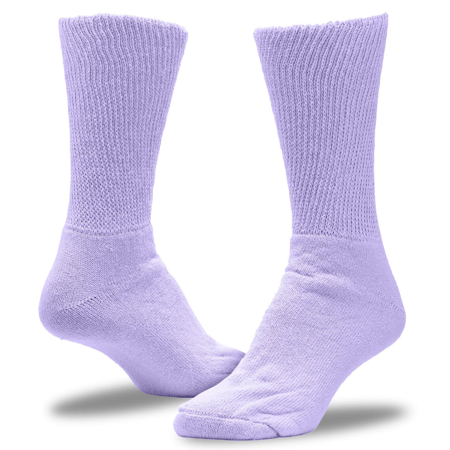 Women's Pastel Therapeutic Crew Socks (2pr)