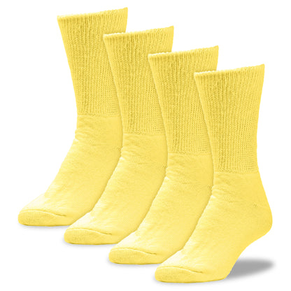 Women's Pastel Therapeutic Crew Socks (2pr)