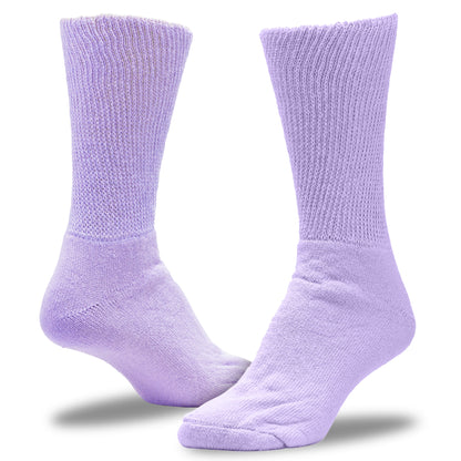 Women's Pastel Therapeutic Crew Socks (3pr)