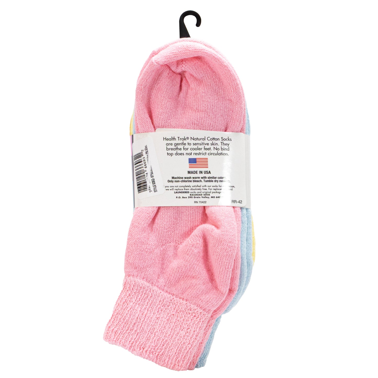 Women's Pastel Therapeutic Quarter Socks (3pr)