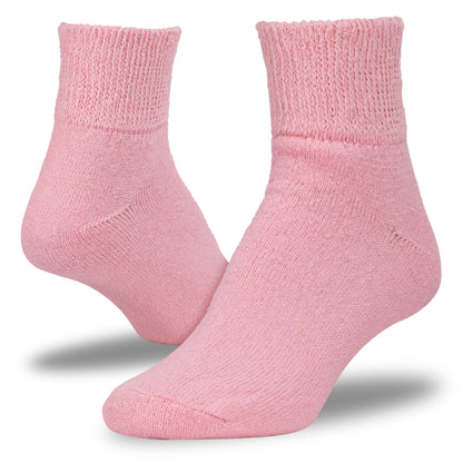 Women's Pastel Therapeutic Quarter Socks (3pr)