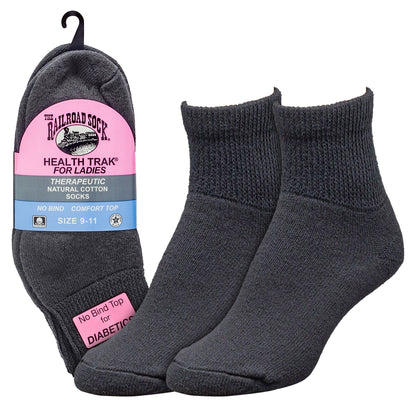 Women's Health Trak® Therapeutic Quarter Socks (3pr)