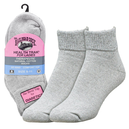 Women's Health Trak® Therapeutic Quarter Socks (3pr)