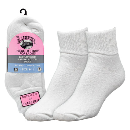 Women's Health Trak® Therapeutic Quarter Socks (3pr)
