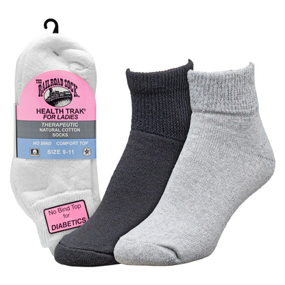 Women's Health Trak® Therapeutic Quarter Socks (3pr)