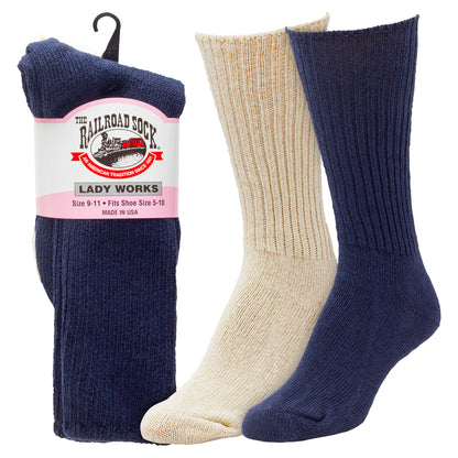 Women's Premium Crew Socks (2pr)