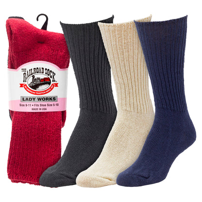 Women's Premium Crew Socks (2pr)