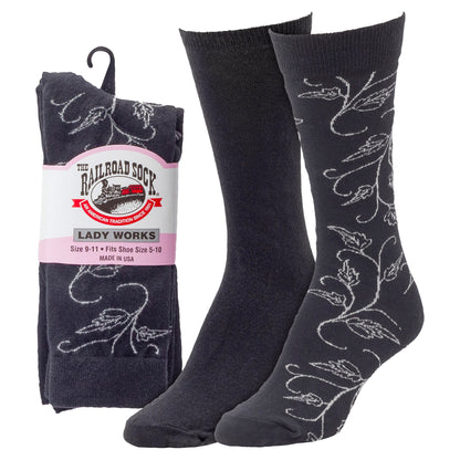 Women's Dress Crew Socks (2pr)