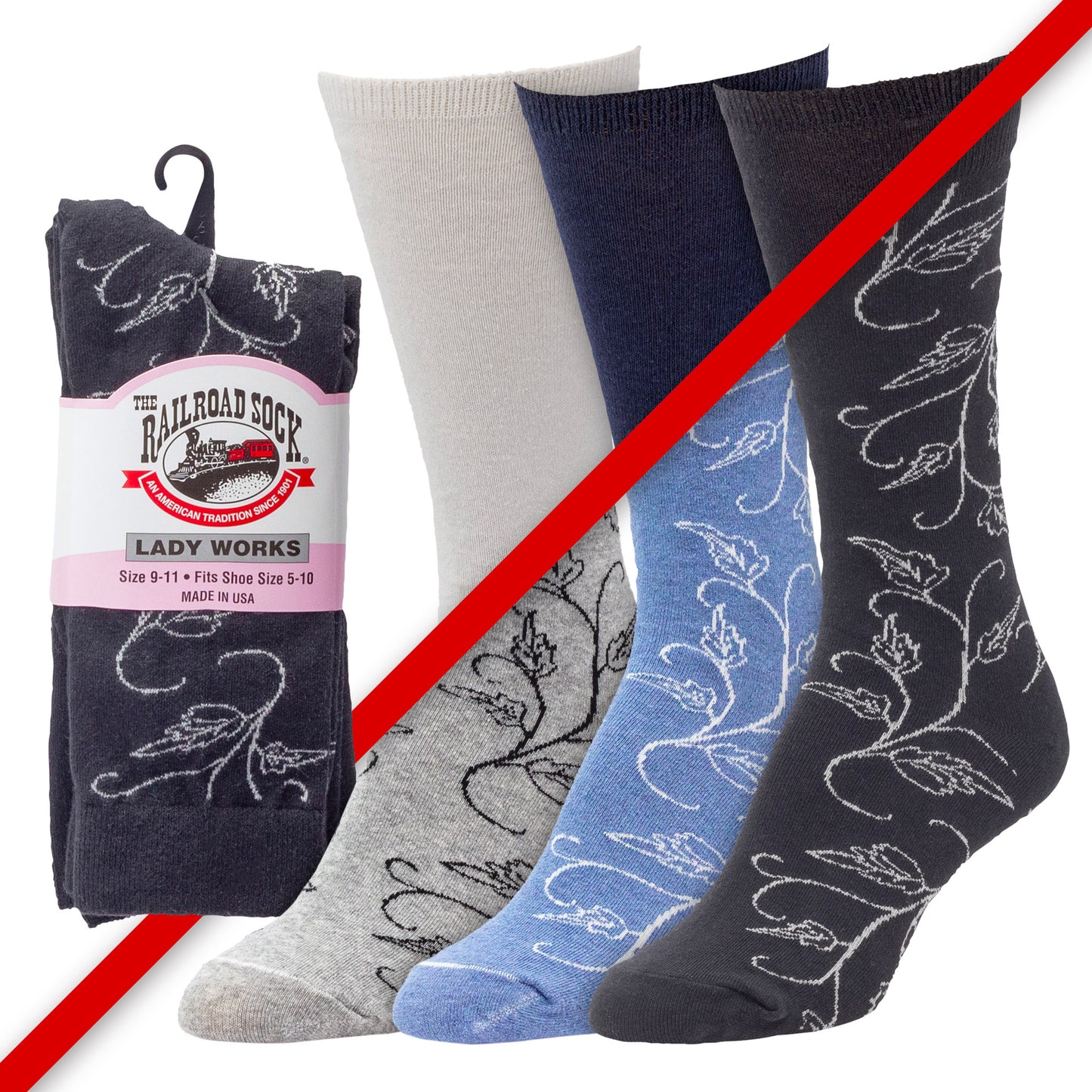 Women's Dress Crew Socks (2pr)