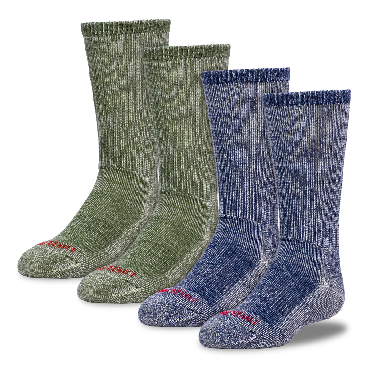 Kid's Polar Wool Crew Socks (2pr)