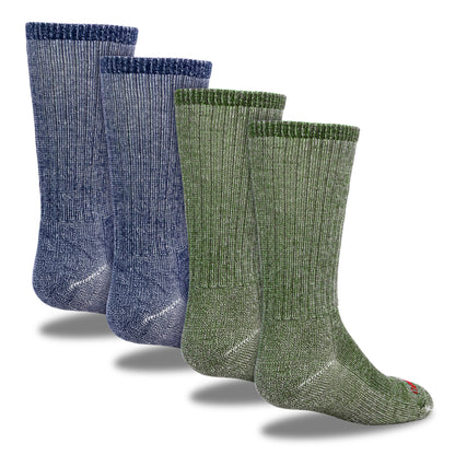 Kid's Polar Wool Crew Socks (2pr)