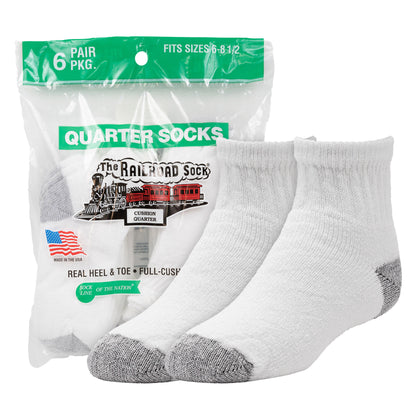 Youth Quarter Socks (6pr)