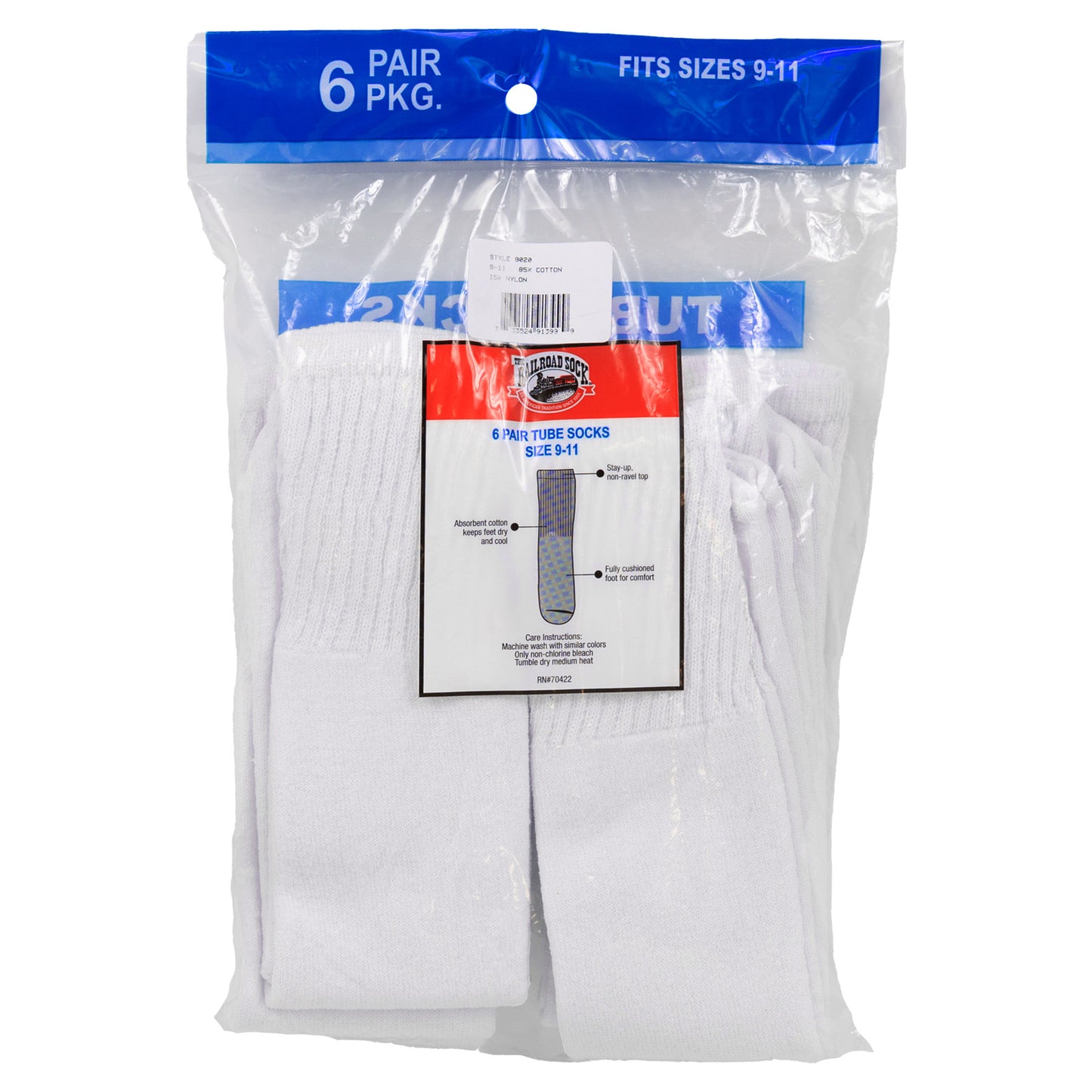 Medium Tube Socks (6pr)