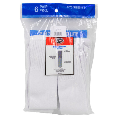 Medium Tube Socks (6pr)