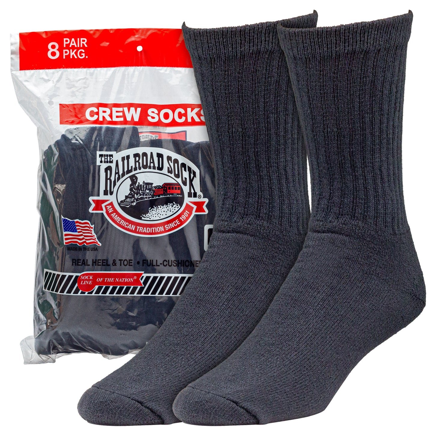 Men's Crew Socks (8pr)