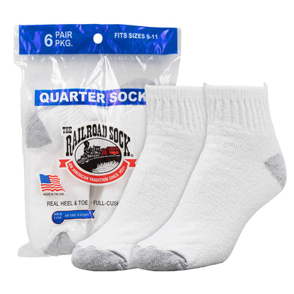 Medium Quarter Socks (6pr)