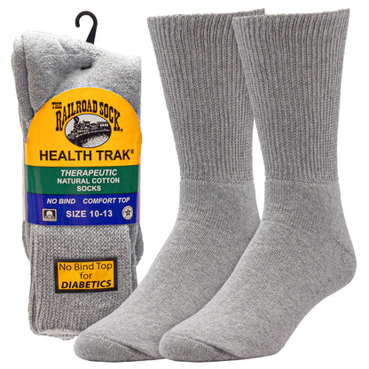 Men's HealthTrak® Therapeutic Crew Socks (2pr)