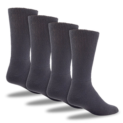 King Size HealthTrak® Therapeutic Crew Socks (2pr)