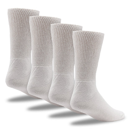 King Size HealthTrak® Therapeutic Crew Socks (2pr)