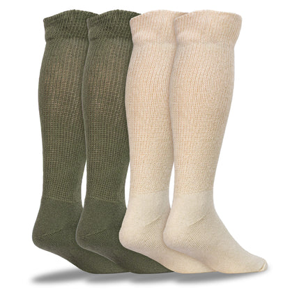 Men's Health Trak® Therapeutic Over-the-Calf Socks (2pr)