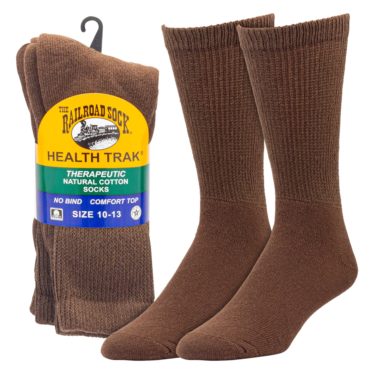 Men's Welt Top Therapeutic Crew Socks (2pr)