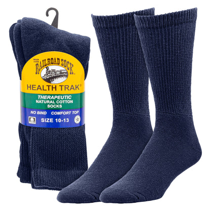 Men's Welt Top Therapeutic Crew Socks (2pr)