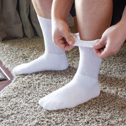 Men's HealthTrak® Therapeutic Crew Socks (2pr)
