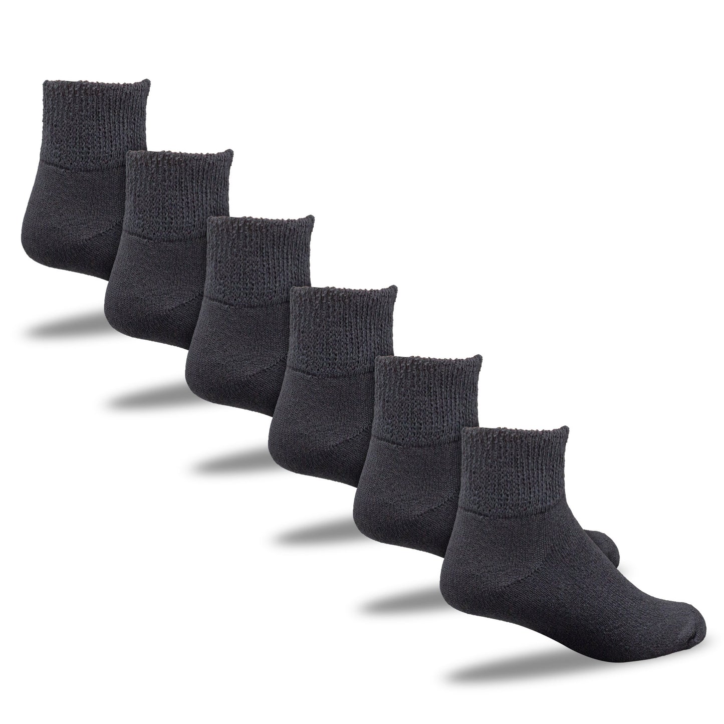Men's HealthTrak® Therapeutic Quarter Socks (3pr)