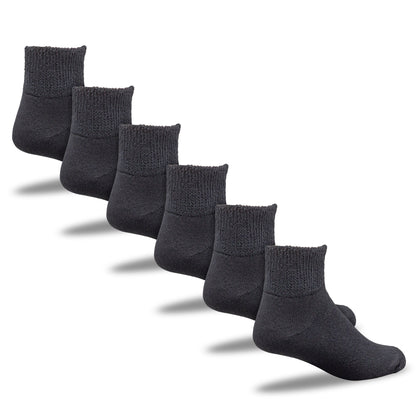 Men's HealthTrak® Therapeutic Quarter Socks (3pr)
