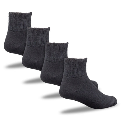 King Size HealthTrak® Therapeutic Quarter Socks (3pr)