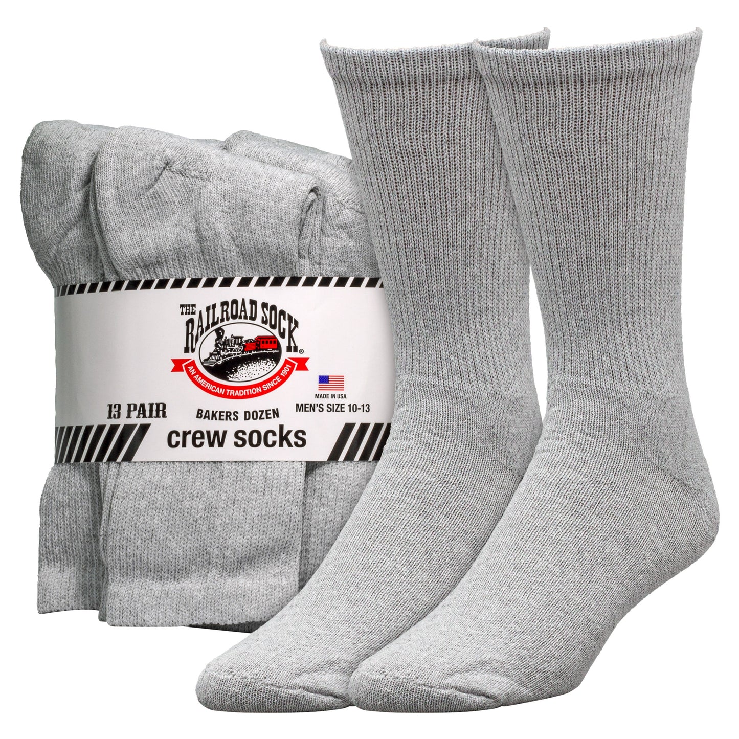 Men's Baker's Dozen Crew Socks (13pr)