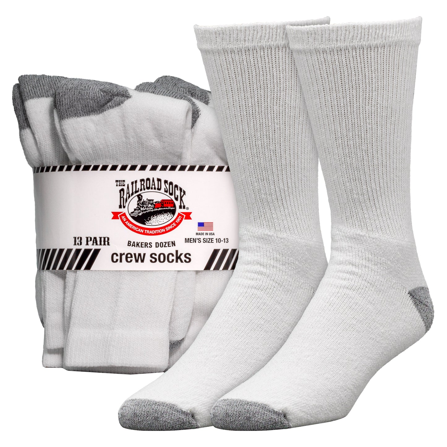 Men's Baker's Dozen Crew Socks (13pr)