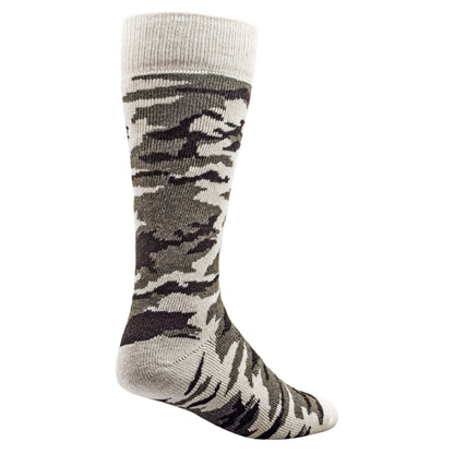 Camo Hunting Boot Socks - Khaki (1pr)