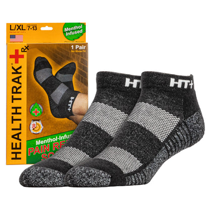 Menthol-Infused Pain Relief Socks (L/XL) – Health Trak +Rx