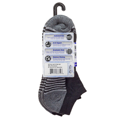 My-T-Sport Men's No Show Socks (4pr)