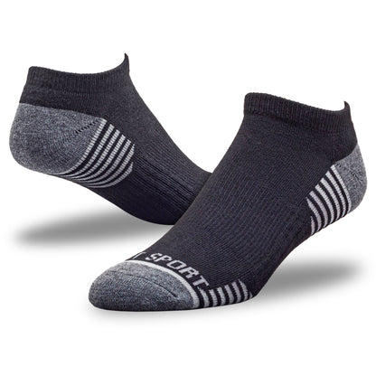 My-T-Sport Men's No Show Socks (4pr)